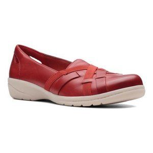Clarks Cheyn Creek Red Loafer NIB Size 10W